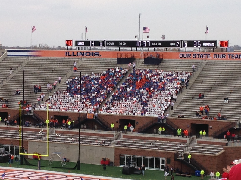 Illustration for article titled The Illinois Student Section Is The Saddest